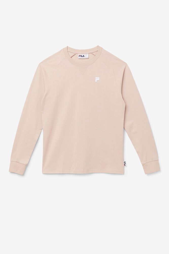 Fila Flynn Long Sleeve T-Shirt Rose - Mens - 78630BOMV